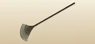 Rake silhouette
