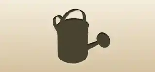 Watering Can silhouette