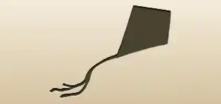 Kite silhouette