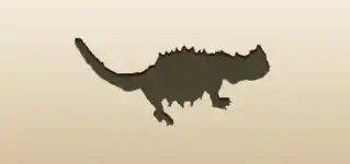Thorny Lizard silhouette