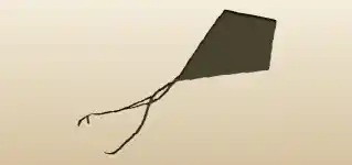 Kite silhouette