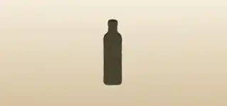 Bottle of Soda silhouette