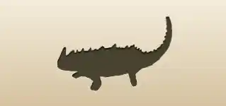 Thorny Lizard silhouette