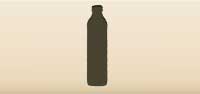 Bottle of Soda silhouette