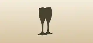 Wine Glasses silhouette