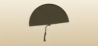 Hand Fan silhouette
