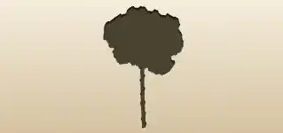 Cabbage silhouette