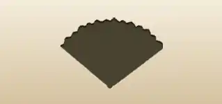 Hand Fan silhouette