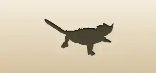 Thorny Lizard silhouette