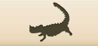 Thorny Lizard silhouette