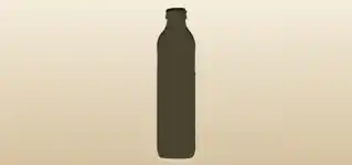 Bottle of Soda silhouette