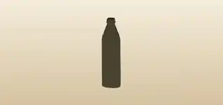 Bottle of Soda silhouette