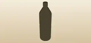 Bottle of Soda silhouette