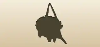 Echidna silhouette