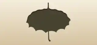 Parasol silhouette