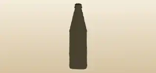 Bottle of Soda silhouette