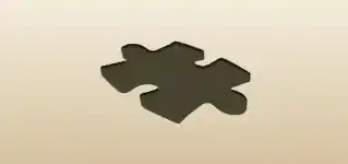 Jigsaw Puzzle Piece silhouette