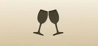 Wine Glasses silhouette