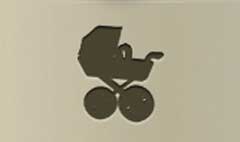 Baby Carriage silhouette