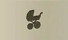 Baby Carriage silhouette