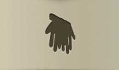 Gloves silhouette