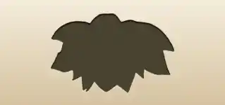 蓮のシルエット