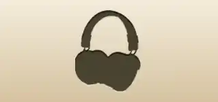 ヘッドフォンのシルエット