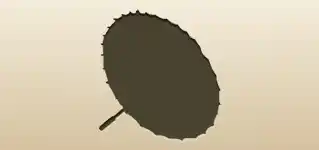 かさのシルエット