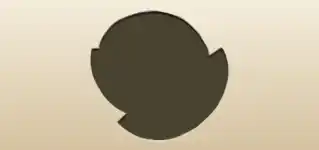 メロンのシルエット