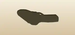 ピストルのシルエット