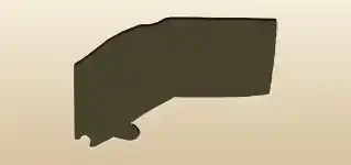 財布のシルエット