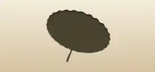 かさのシルエット