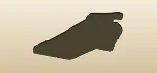決済端末のシルエット