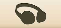 Headphones silhouette