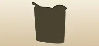 カクテルのシルエット