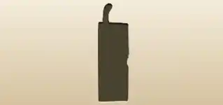 財布のシルエット