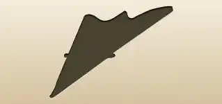 凧のシルエット