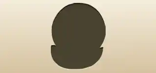 メロンのシルエット