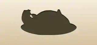 メロンのシルエット