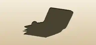 財布のシルエット