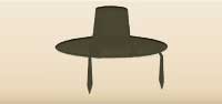 Gat Traditional Hat silhouette