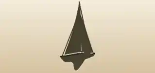 ボートのシルエット