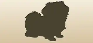イヌのシルエット
