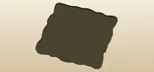 クッションのシルエット