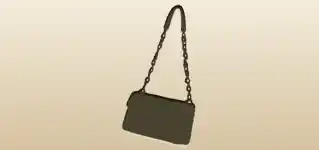 ハンドバッグのシルエット