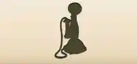 電話のシルエット