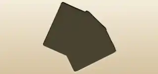 タロットカードのシルエット
