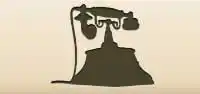 電話のシルエット