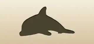 イルカのシルエット