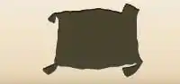 クッションのシルエット